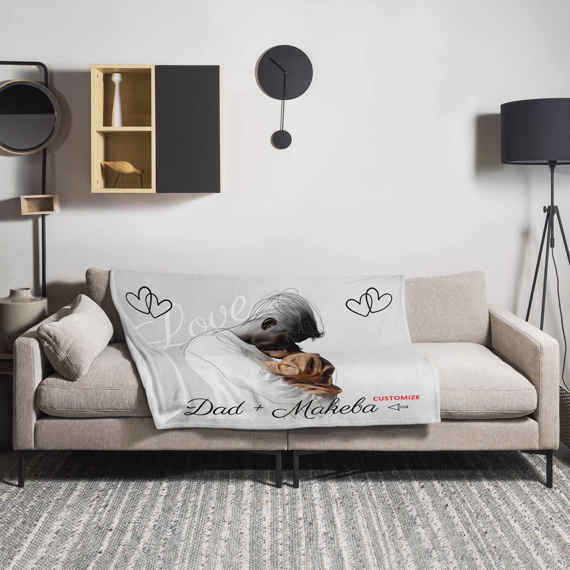 Dadisms "My Girl" Throw Blanket II