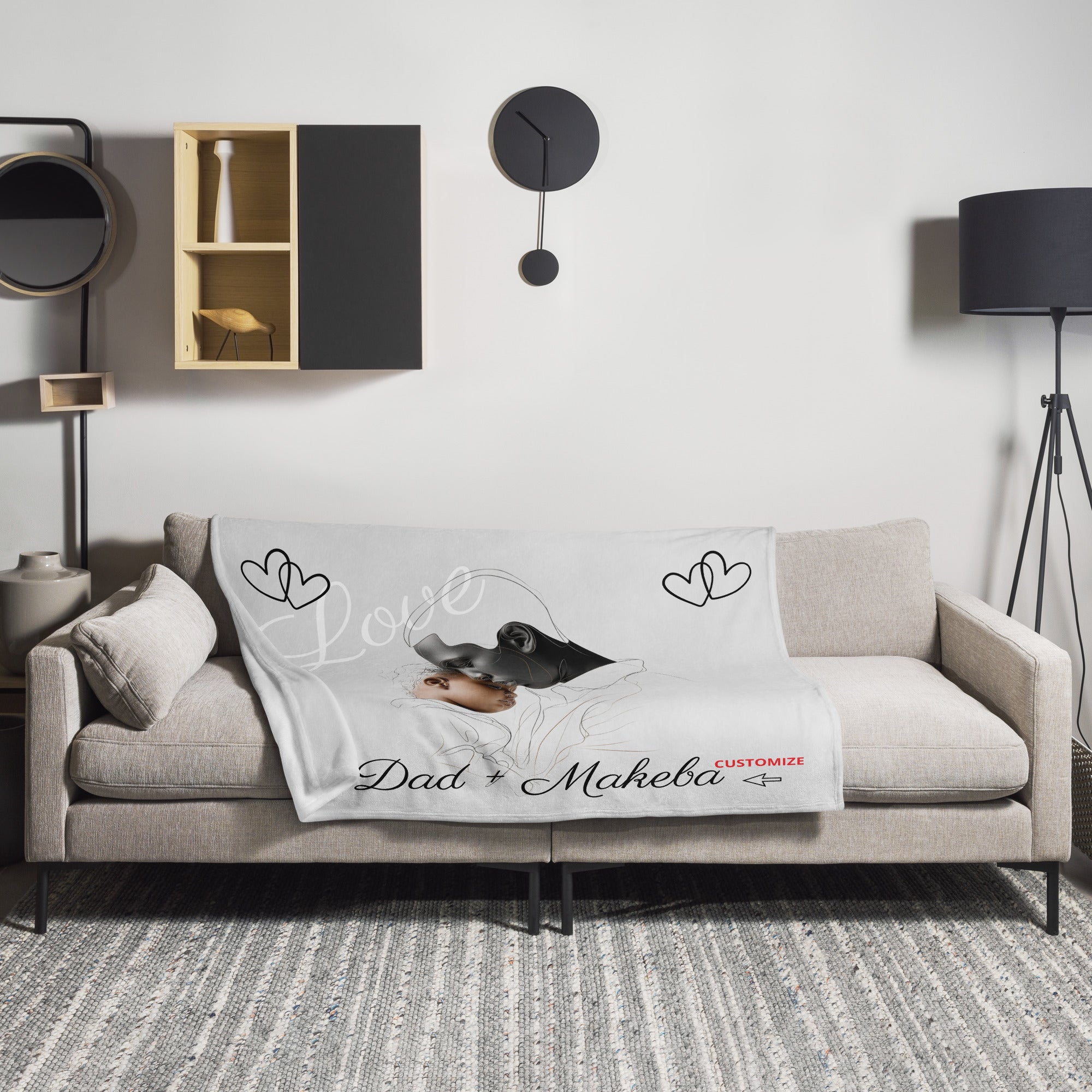 Dadisms "My Girl" Throw Blanket I